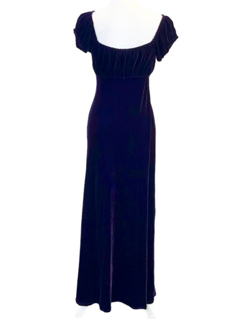 Vintage Cache Velvet Empire Waist Gown - Picture 3 of 8